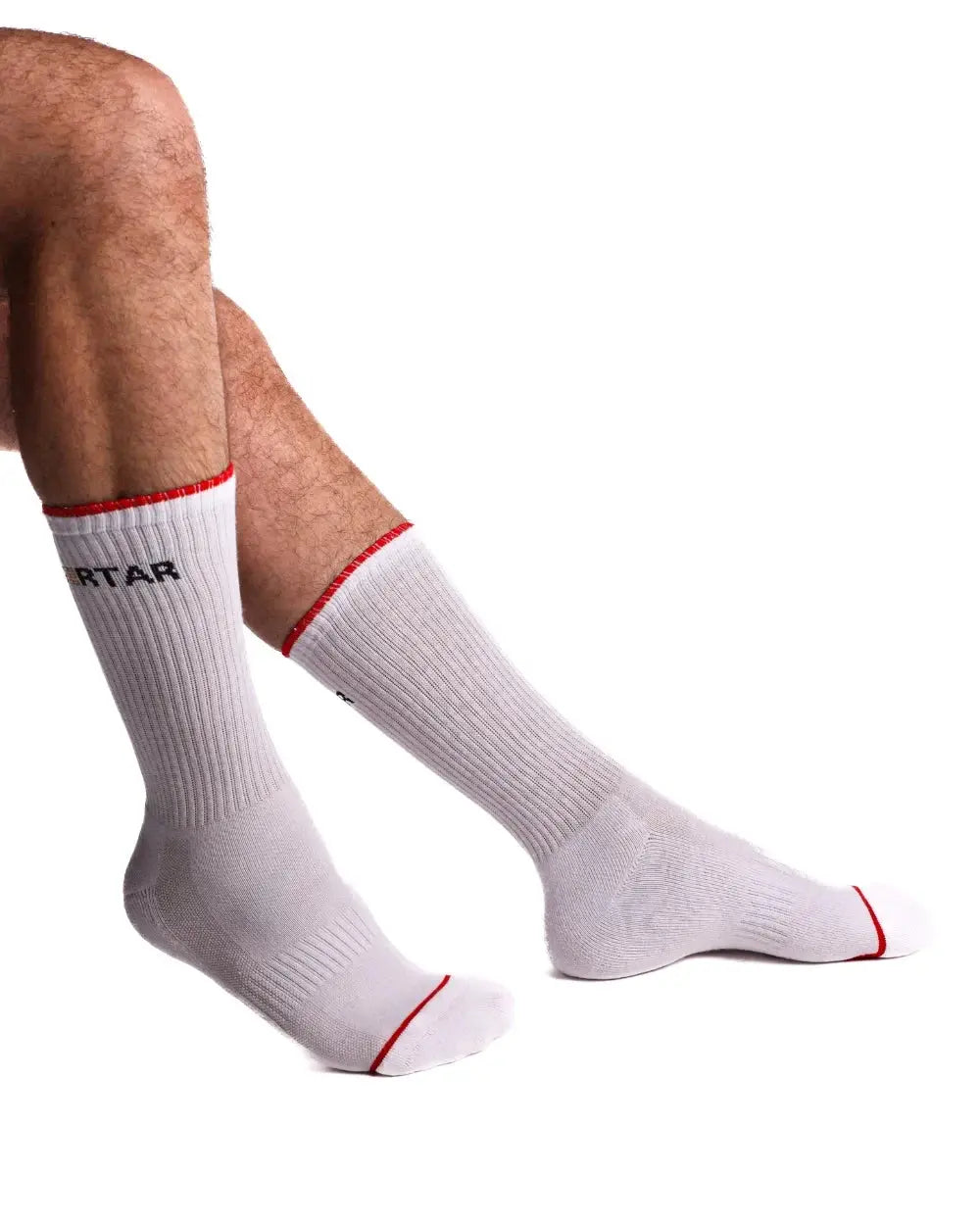 Set 3 Perechi Sosete Sport Barbati din Bumbac, lungi, albe, fara cusatura Din Sertar