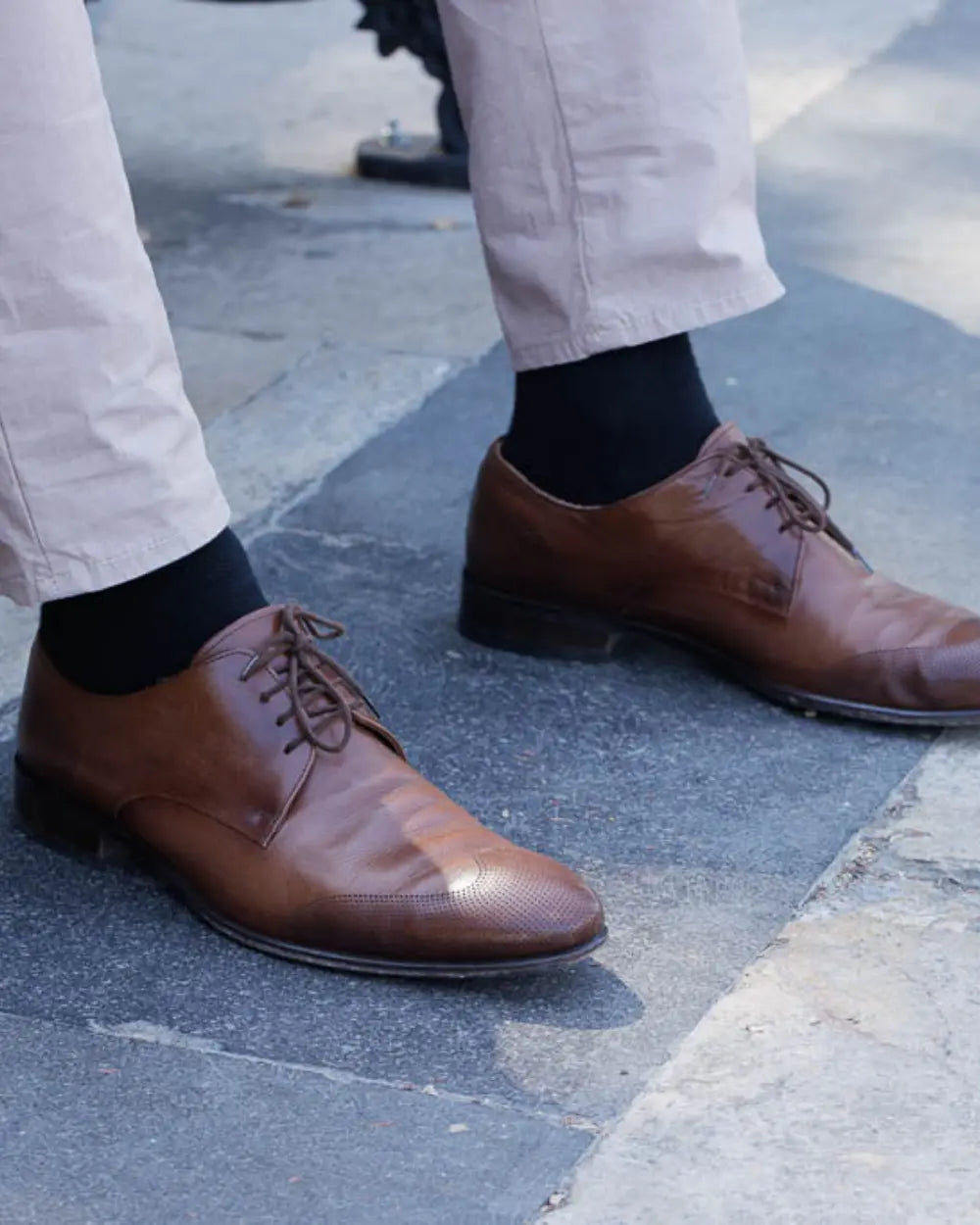 Set 8 perechi sosete bumbac pieptanat, DIN SERTAR clasic negre, pentru barbati, fara cusatura Din Sertar