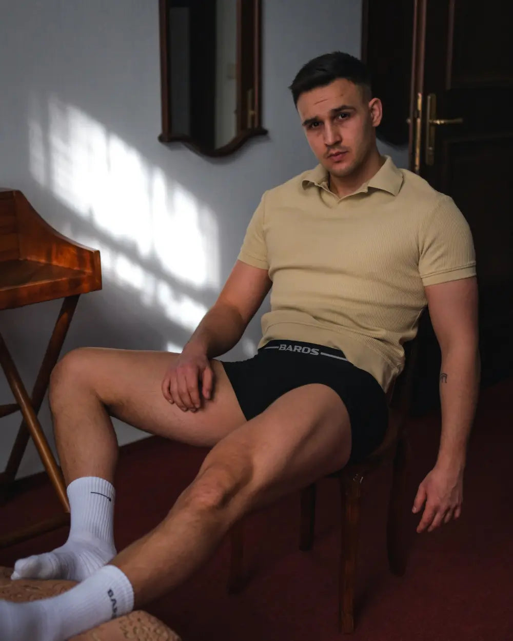 Boxeri Barbati Baros Premium Din Bumbac Organic Din Sertar