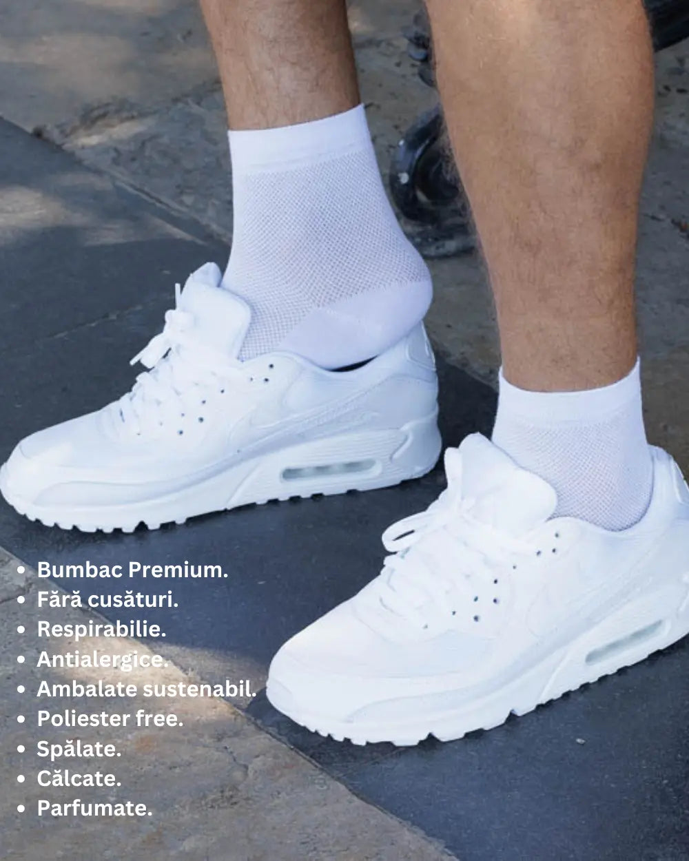 Set 12 perechi sosete medii barbati din bumbac pieptanat respirabile Din Sertar