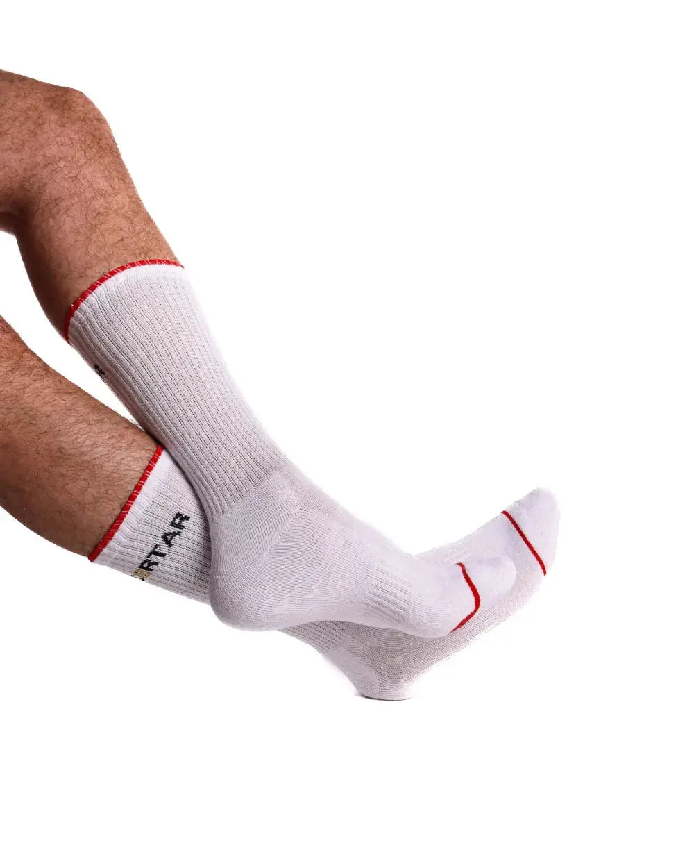 Set 3 Perechi Sosete Sport Barbati din Bumbac, lungi, albe, fara cusatura Din Sertar